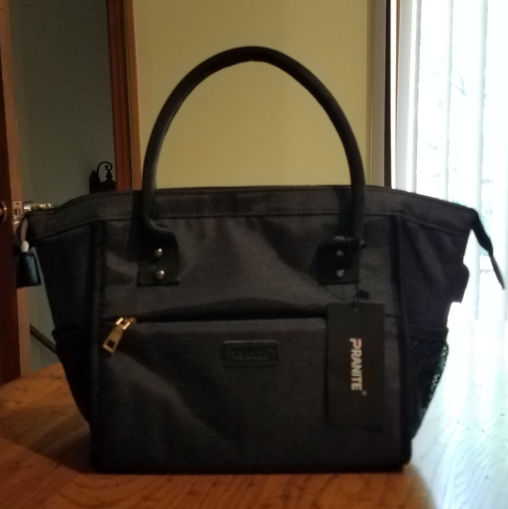 Business Lunch Insulate Tote, black/charcoal grey